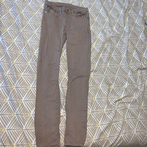 Helmut lang tan/brown jeans